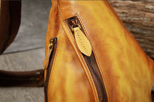 Load image into Gallery viewer, Handmade Ladies Genuine Leather Backpack Purse Small Rucksack Bag For Women
