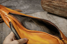 Load image into Gallery viewer, Handmade Ladies Genuine Leather Backpack Purse Small Rucksack Bag For Women

