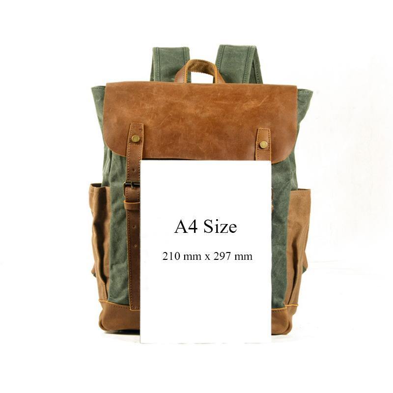 Minnesota Waxed Canvas Rucksack