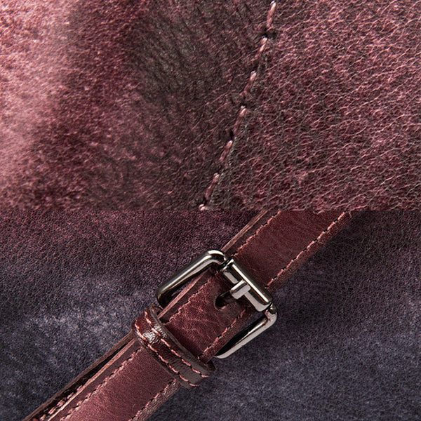 Handmade Ombre Satchel Handbag Crossbody Purse