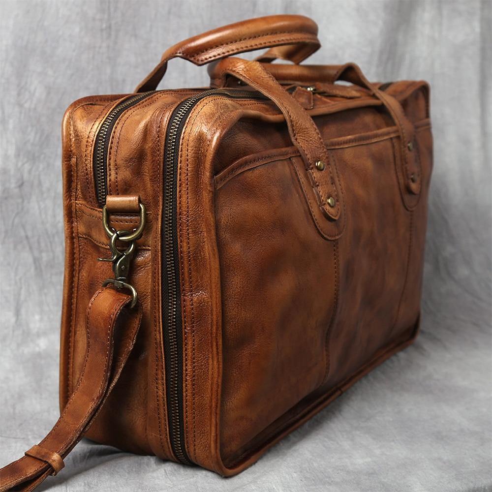 Tucson Full Grain Leather Briefcase Bag