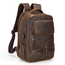 Load image into Gallery viewer, Houston Full Grain Leather Backpack
