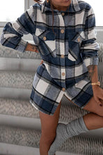Load image into Gallery viewer, Classic Modern Check Color Stitching Shirt
