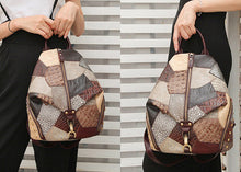 Load image into Gallery viewer, Ladies Boho Leather Backpack Purse Bags Small Rucksack For Women
