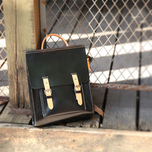 Load image into Gallery viewer, Ladies Square Genuine Leather Backpack Bag Purse Vintage Backpack for Women
