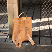 Load image into Gallery viewer, Ladies Square Genuine Leather Backpack Bag Purse Vintage Backpack for Women

