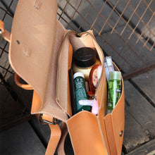 Load image into Gallery viewer, Ladies Square Genuine Leather Backpack Bag Purse Vintage Backpack for Women
