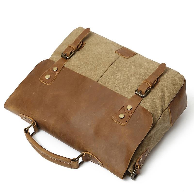 Laptop Shoulder Canvas Messenger Bag