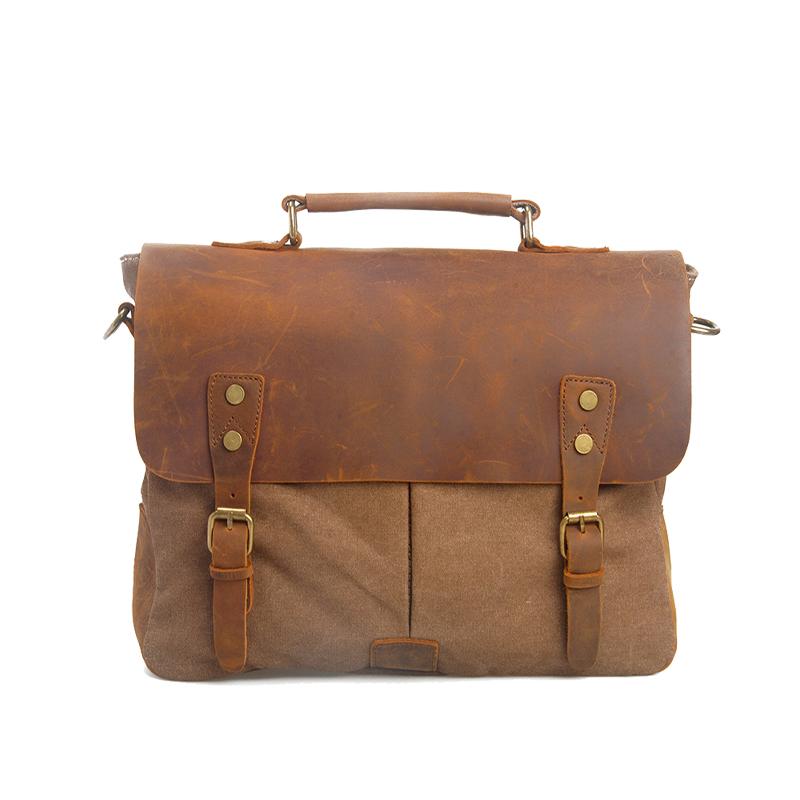 Laptop Shoulder Canvas Messenger Bag