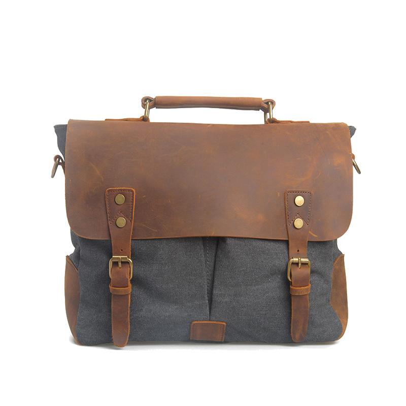 Laptop Shoulder Canvas Messenger Bag
