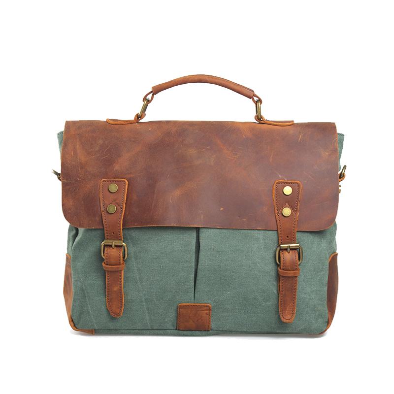 Laptop Shoulder Canvas Messenger Bag
