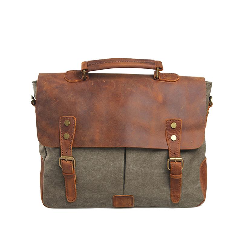 Laptop Shoulder Canvas Messenger Bag
