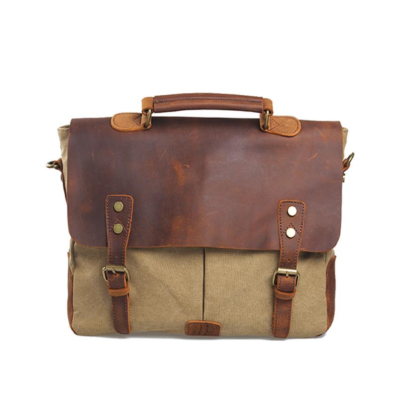 Laptop Shoulder Canvas Messenger Bag