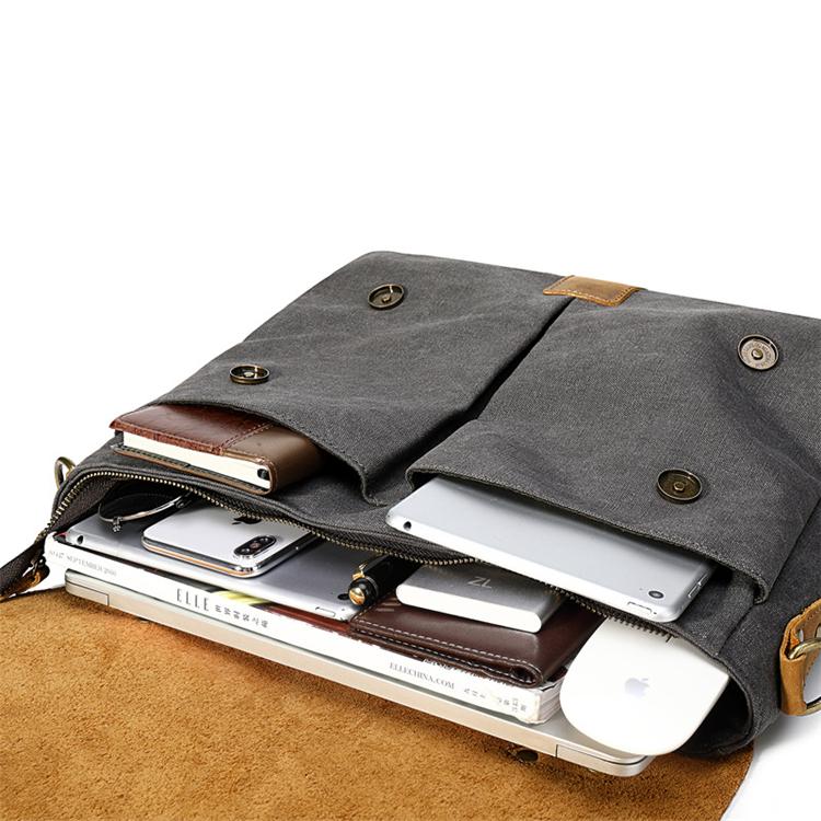 Laptop Shoulder Canvas Messenger Bag