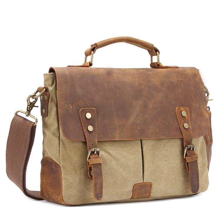 Laptop Shoulder Canvas Messenger Bag