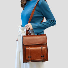 Load image into Gallery viewer, Tucson Full Grain Leather Women&#39;s Backpack
