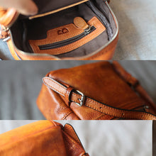 Load image into Gallery viewer, Cute Womens Brown Mini Leather Backpack Bag Purse Nice Backpacks for Women
