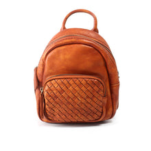 Load image into Gallery viewer, Cute Womens Brown Mini Leather Backpack Bag Purse Nice Backpacks for Women
