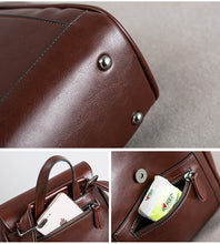 Load image into Gallery viewer, Coffee Handmade Leather Backpack
