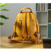 Load image into Gallery viewer, Classic Vintage Ladies Leather Rucksack Stylish Backpacks For Women
