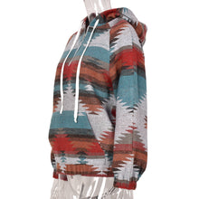 Load image into Gallery viewer, Geo Print Long Sleeve Hoodie
