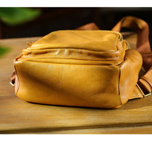 Load image into Gallery viewer, Classic Vintage Ladies Leather Rucksack Stylish Backpacks For Women
