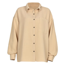 Load image into Gallery viewer, Yellow Long Sleeve Buttons Down Top
