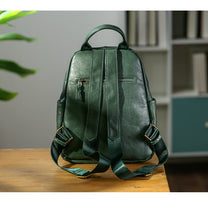 Load image into Gallery viewer, Classic Vintage Ladies Leather Rucksack Stylish Backpacks For Women
