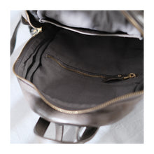 Load image into Gallery viewer, Small Leather Backpack Ladies Leather Rucksack for Women
