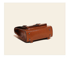 Load image into Gallery viewer, Brown Leather Backpack for Women
