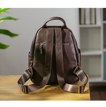 Load image into Gallery viewer, Classic Vintage Ladies Leather Rucksack Stylish Backpacks For Women
