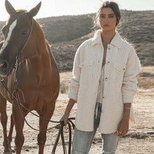 Load image into Gallery viewer, Beige Collar Buttons Down Outerwear
