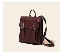 Load image into Gallery viewer, Brown Leather Backpack for Women
