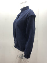 Load image into Gallery viewer, Corduroy Ruffle Sleeve Button Front Jacket
