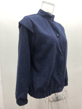 Load image into Gallery viewer, Corduroy Ruffle Sleeve Button Front Jacket
