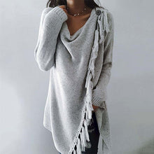 Load image into Gallery viewer, Grey Tassel Sweater
