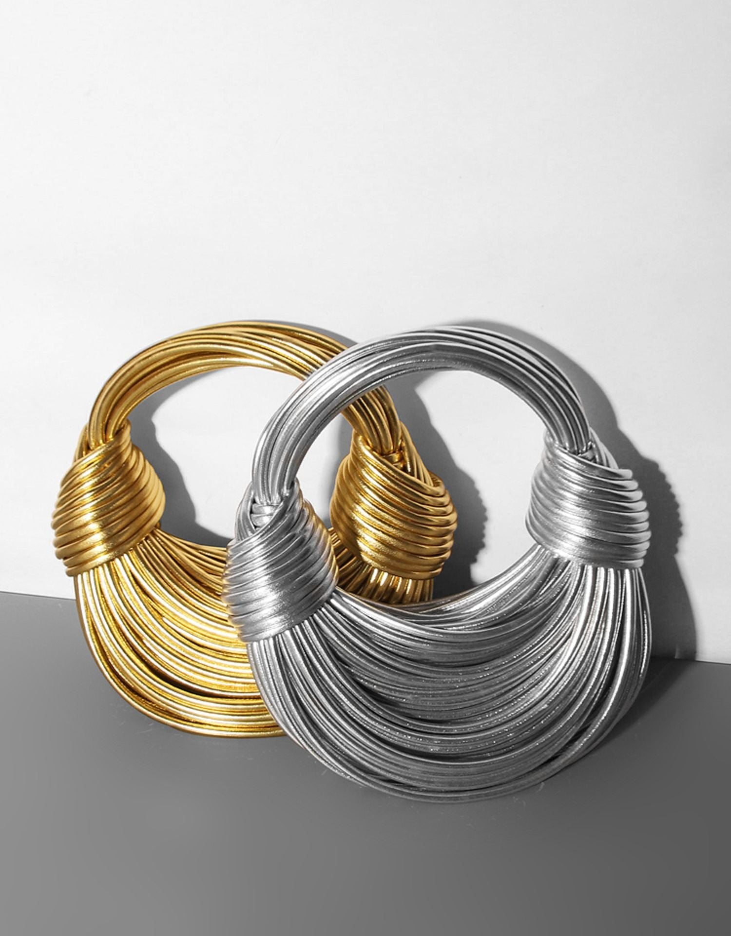 Genuine Leather Double Knot Bag