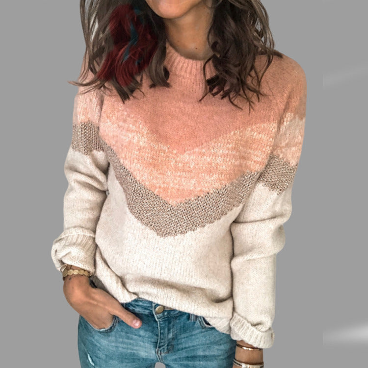 Pink Long Sleeves Sweater