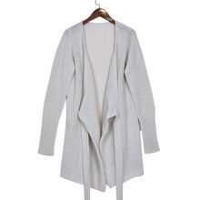 Load image into Gallery viewer, Grey Wrap Long Sleeve Mini Dress
