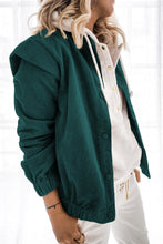 Load image into Gallery viewer, Corduroy Ruffle Sleeve Button Front Jacket
