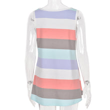 Load image into Gallery viewer, Stripped V-neck Tank Top
