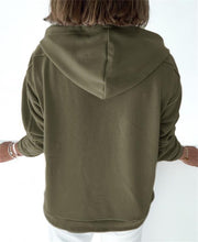 Load image into Gallery viewer, Lace Up Long Sleeve Casual Hoodie
