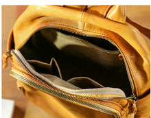 Load image into Gallery viewer, Classic Vintage Ladies Leather Rucksack Stylish Backpacks For Women
