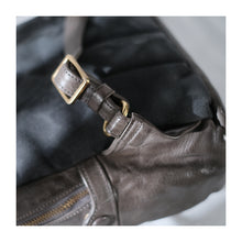 Load image into Gallery viewer, Small Leather Backpack Ladies Leather Rucksack for Women

