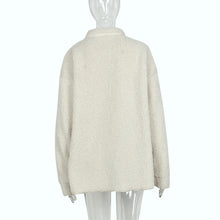 Load image into Gallery viewer, Beige Collar Buttons Down Outerwear
