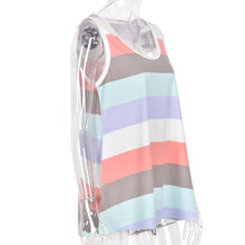 Load image into Gallery viewer, Stripped V-neck Tank Top
