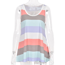 Load image into Gallery viewer, Stripped V-neck Tank Top
