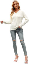 Load image into Gallery viewer, Lace Patchwork V-neck Top
