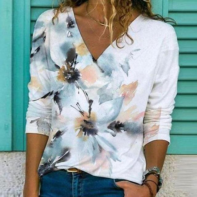 Long Sleeve Floral Top