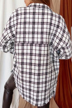 Load image into Gallery viewer, Fashion Single Breasted Tweed Plaid Jacket
